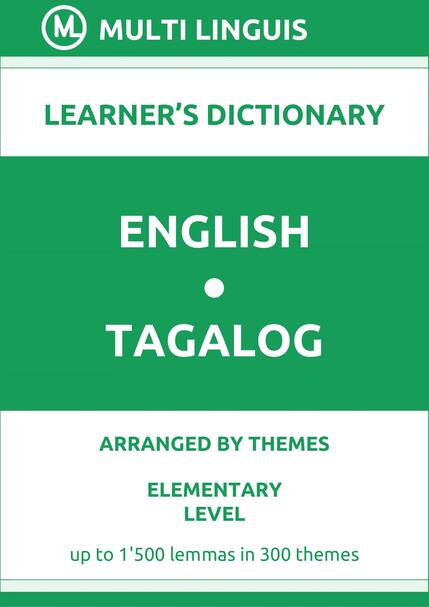 English-Tagalog (Theme-Arranged Learners Dictionary, Level A1) - Please scroll the page down!